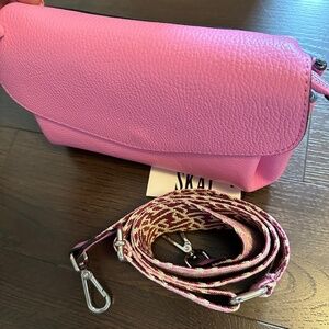 Crossbody leather bag